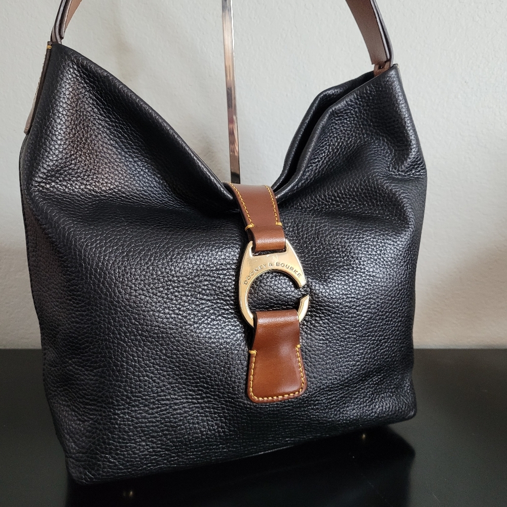 Dooney  and  Bourke  Derby Florentine Hobo - Picture 4 of 14